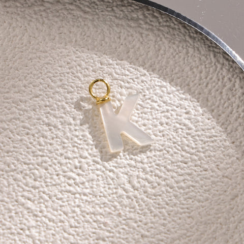 MaisonLeBo Mother of Pearl Letter Charms