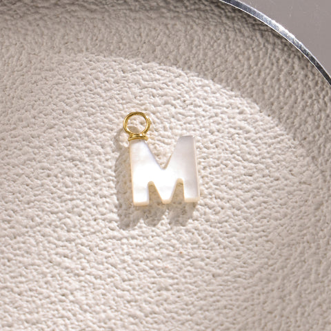 MaisonLeBo Mother of Pearl Letter Charms