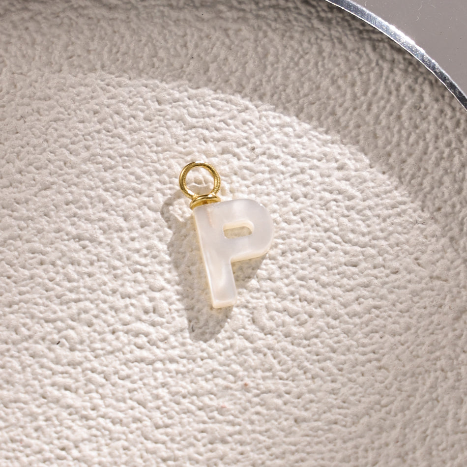 MaisonLeBo Mother of Pearl Letter Charms