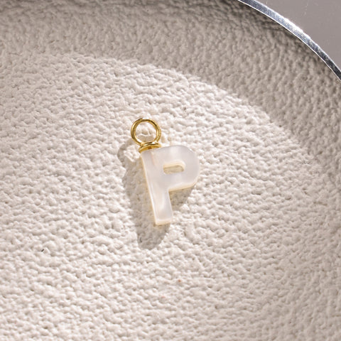 MaisonLeBo Mother of Pearl Letter Charms