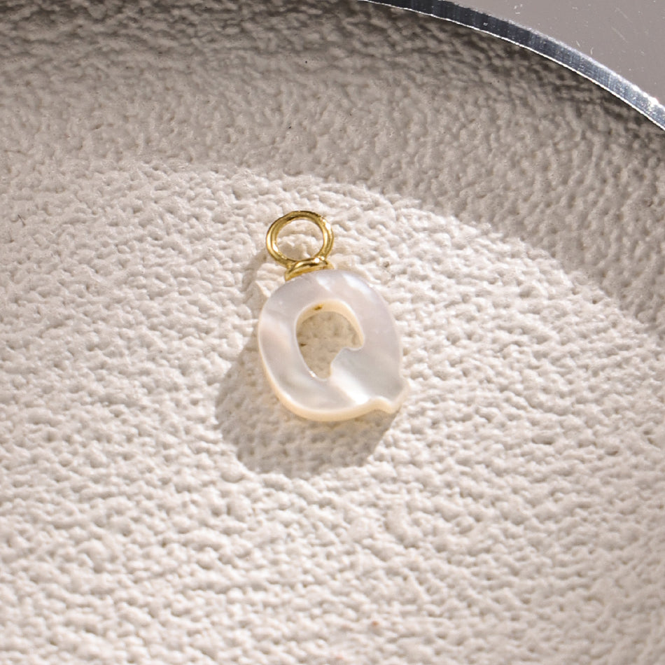 MaisonLeBo Mother of Pearl Letter Charms