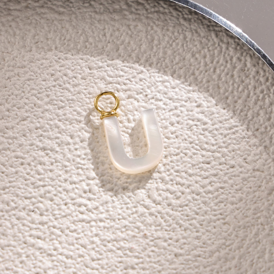 MaisonLeBo Mother of Pearl Letter Charms