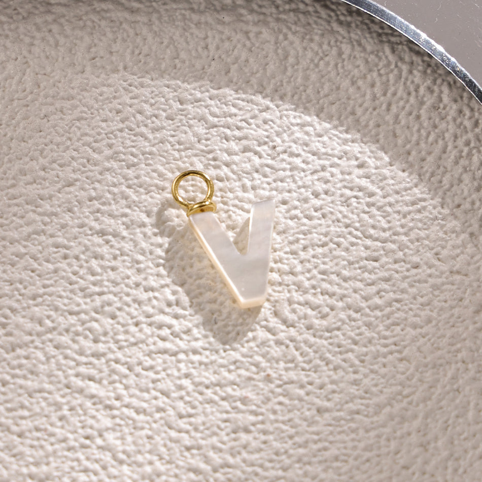 MaisonLeBo Mother of Pearl Letter Charms