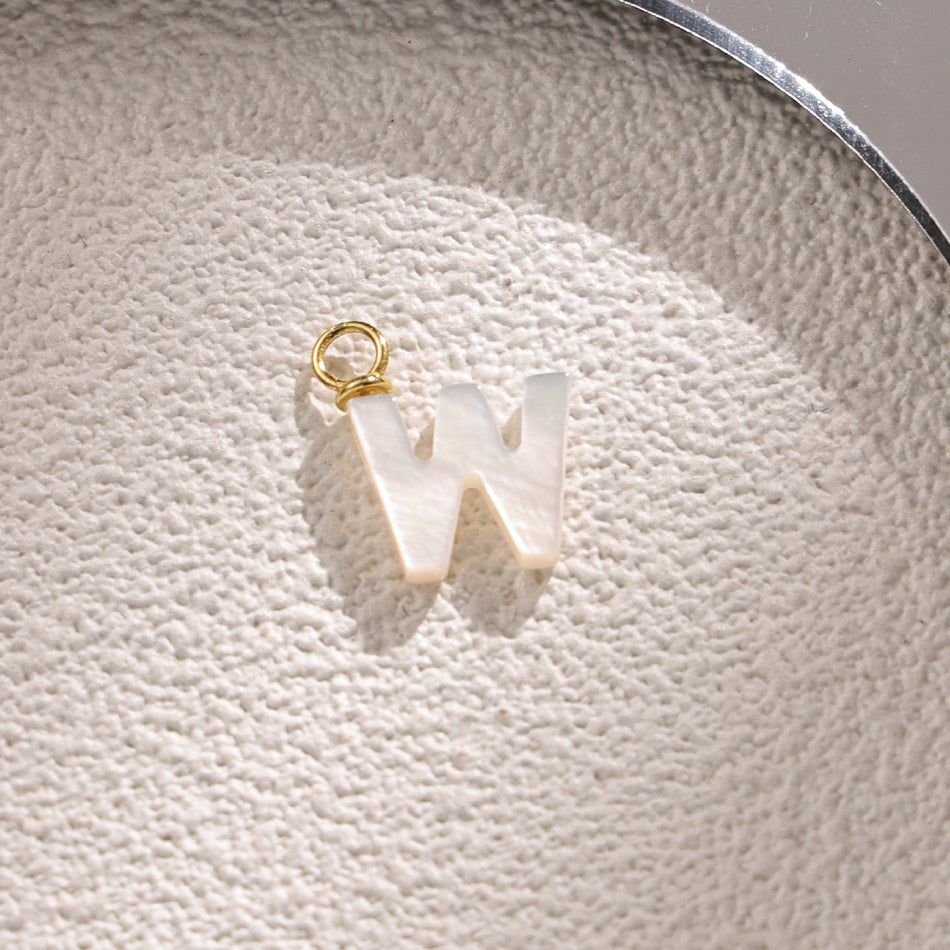 MaisonLeBo Mother of Pearl Letter Charms