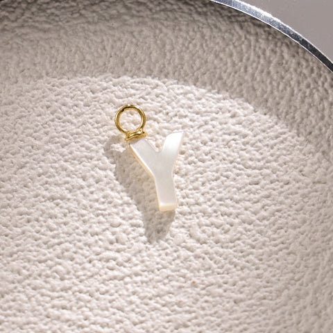 MaisonLeBo Mother of Pearl Letter Charms