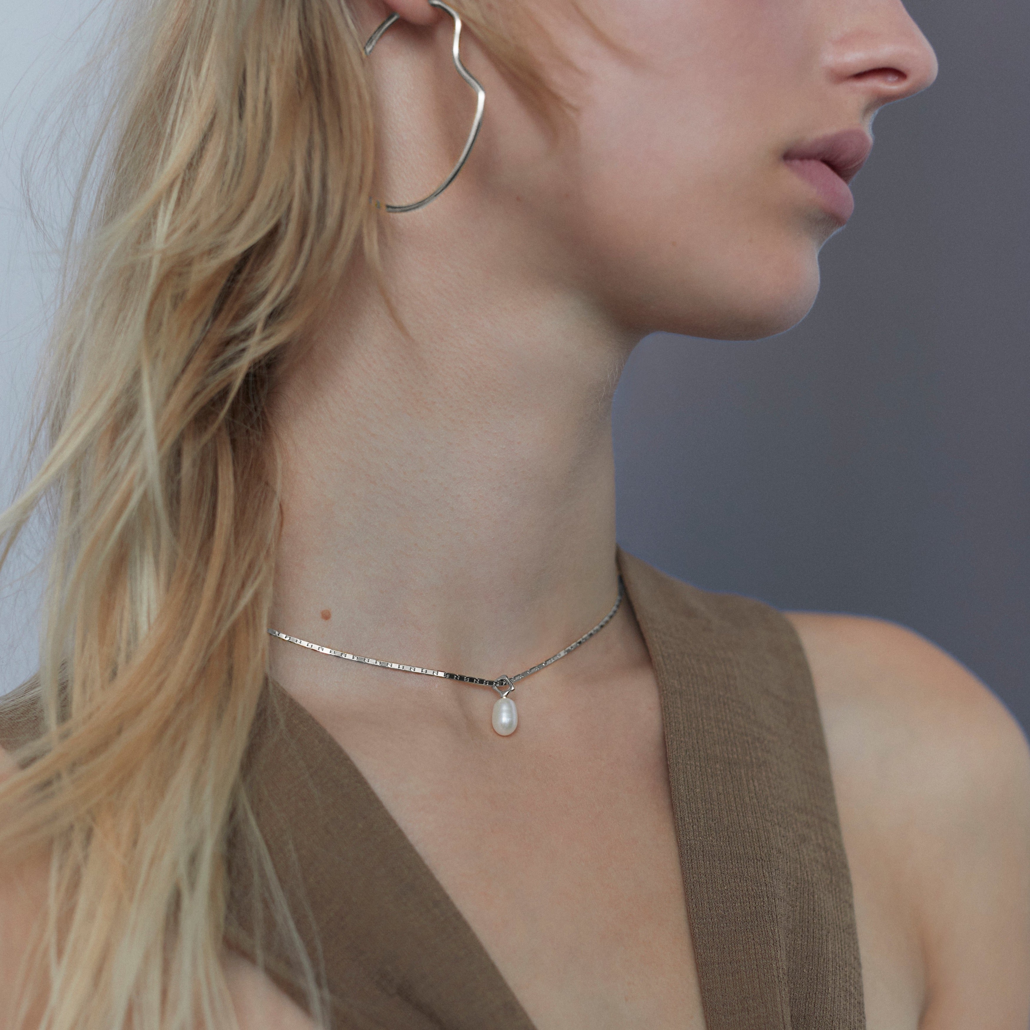 Maria Black Karen Necklace silber Peblinge Charm silber