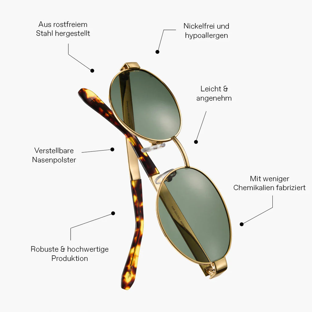 MELLER Sonnenbrille Karam - gold olive