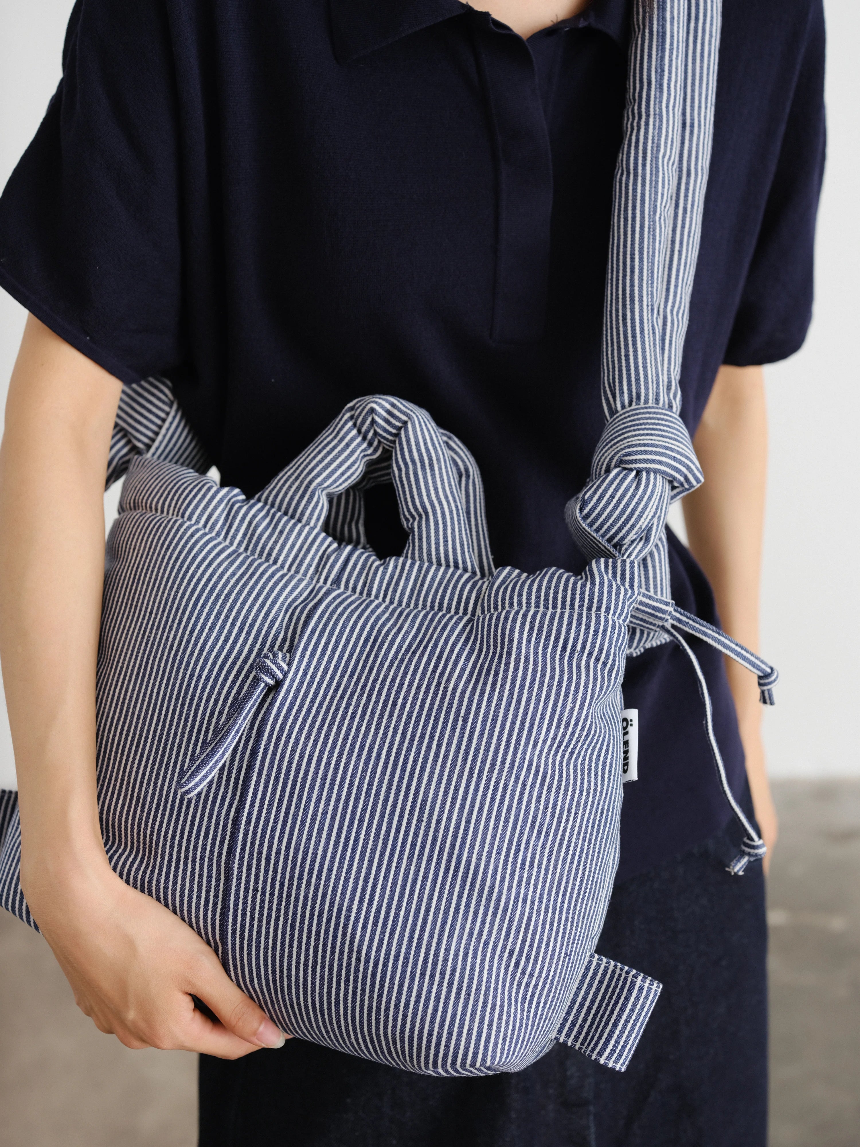 ÖLEND Compact Ona Soft Bag Baumwolle - marineblau gestreift