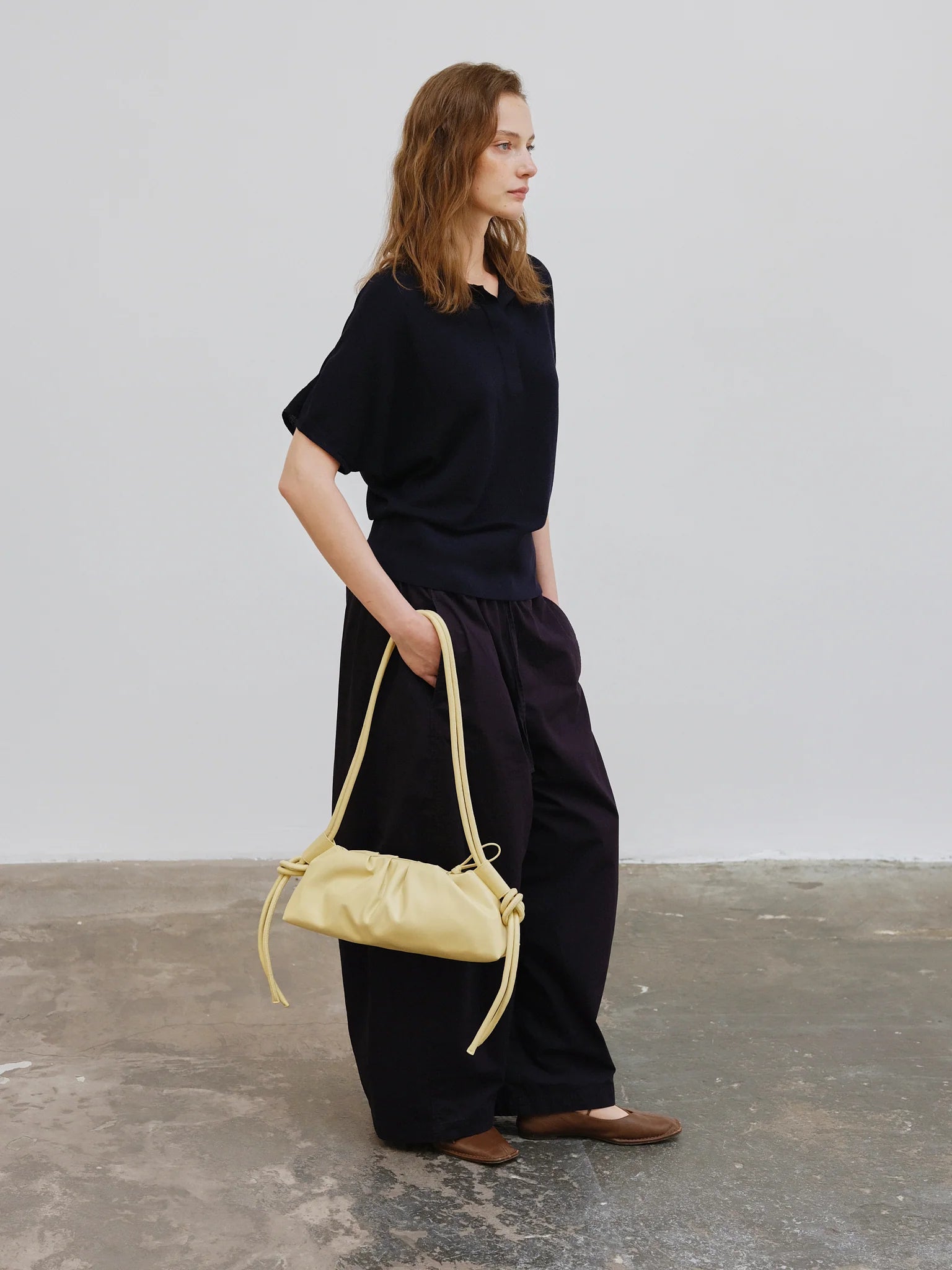 ÖLEND Dumpling Bag - butter yellow