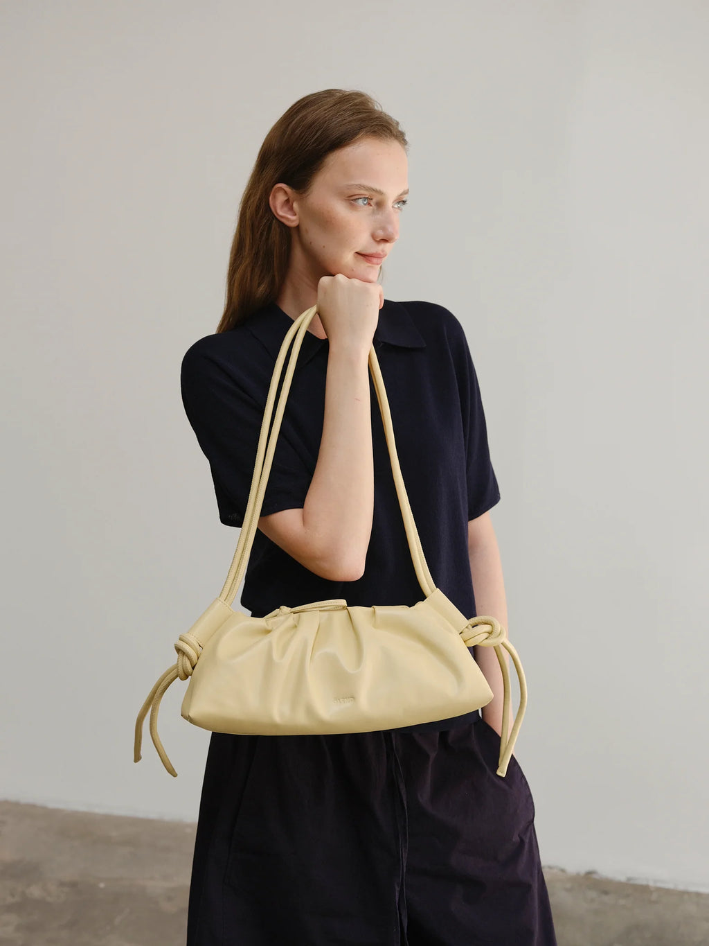 ÖLEND Dumpling Bag - butter yellow