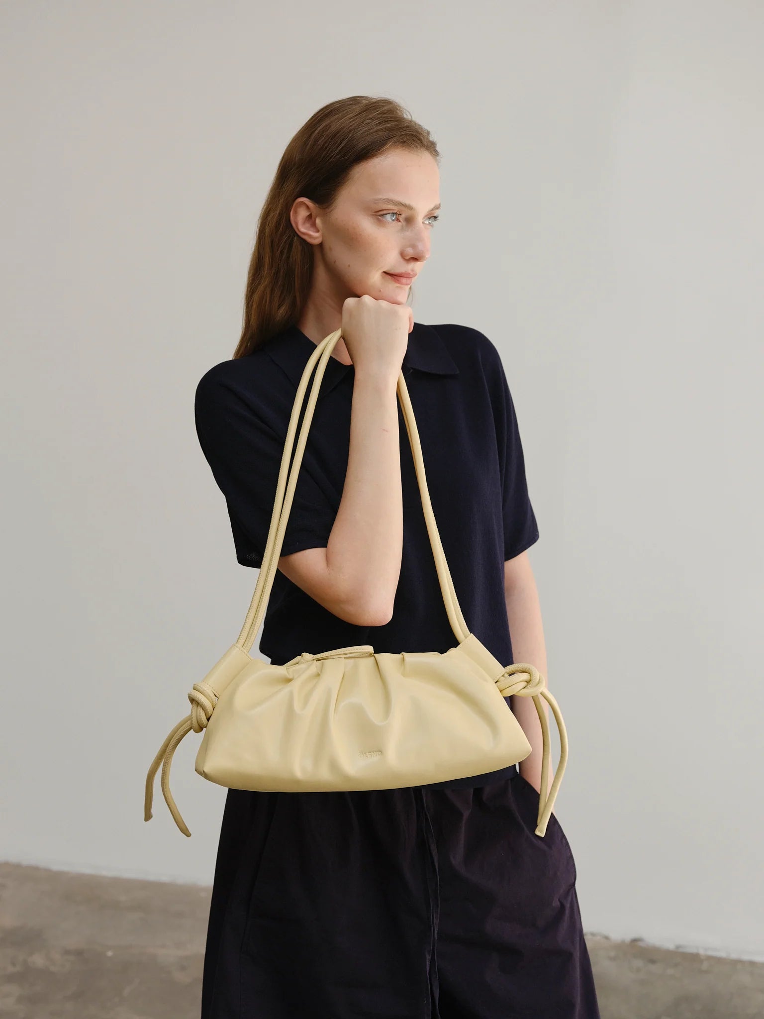 ÖLEND Dumpling Bag - butter yellow