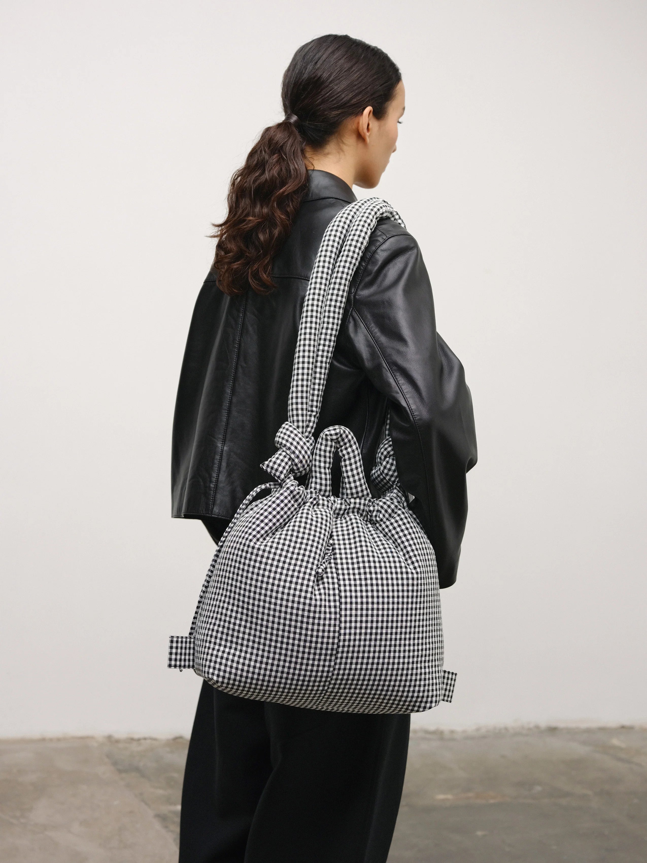 ÖLEND Ona Soft Bag - Vichy black