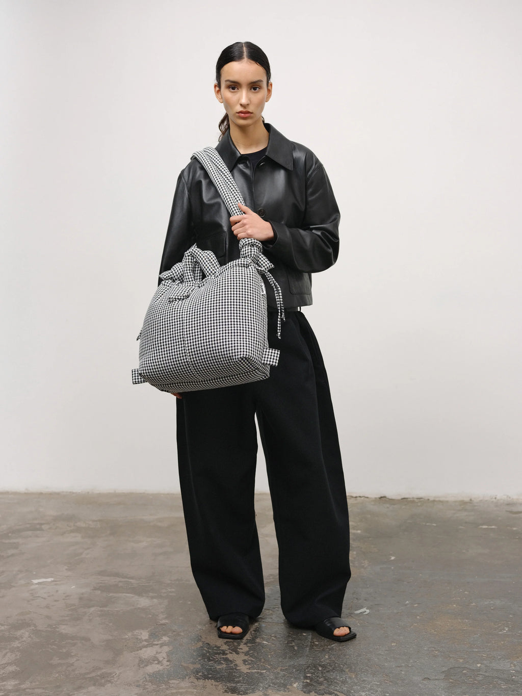 ÖLEND Ona Soft Bag - Vichy black