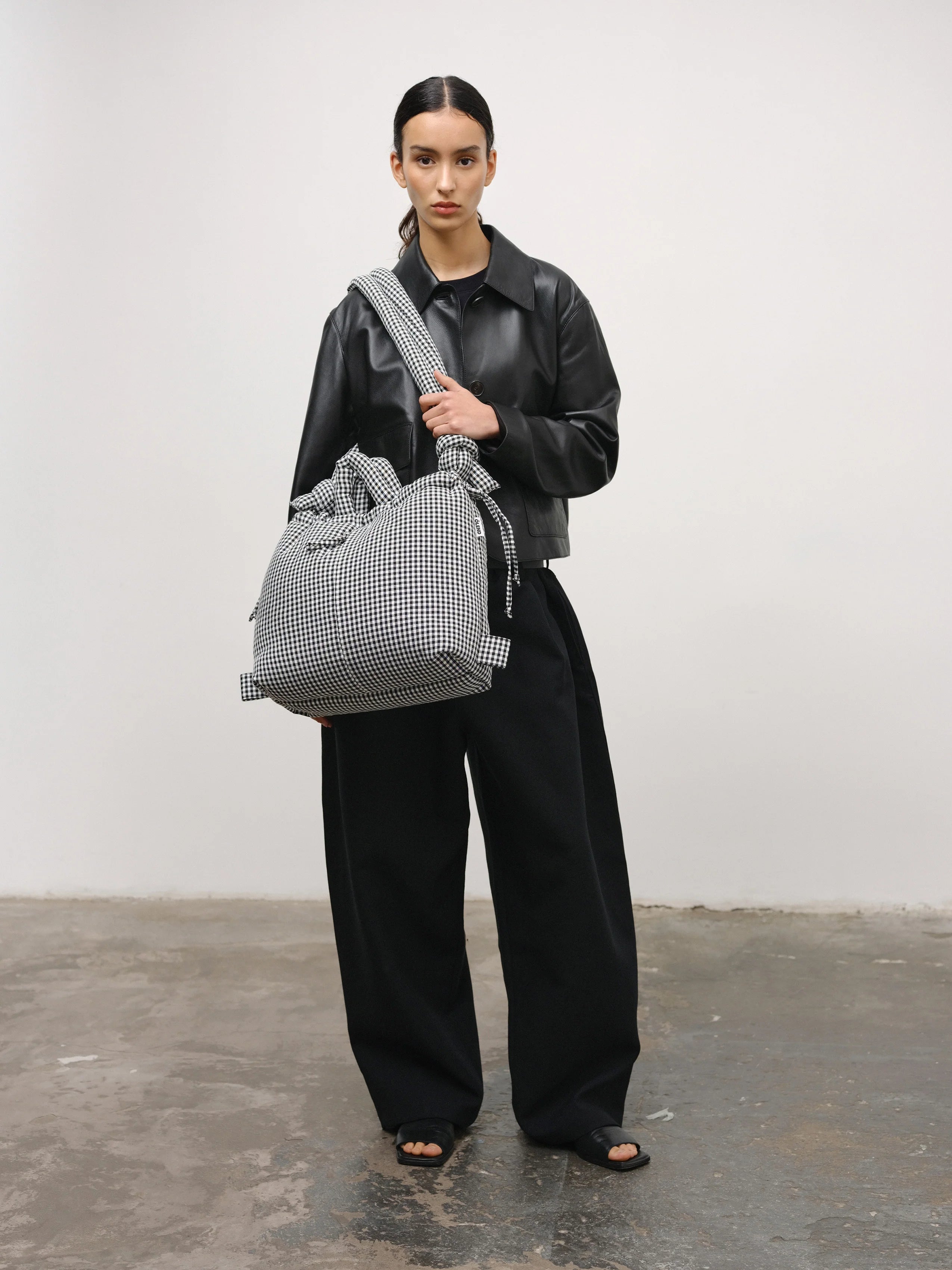 ÖLEND Ona Soft Bag - Vichy black
