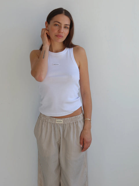 SOHO STUDIOS LIV TANK TOP white