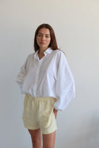 SOHO STUDIOS NOEMI VOLUME BLOUSE white