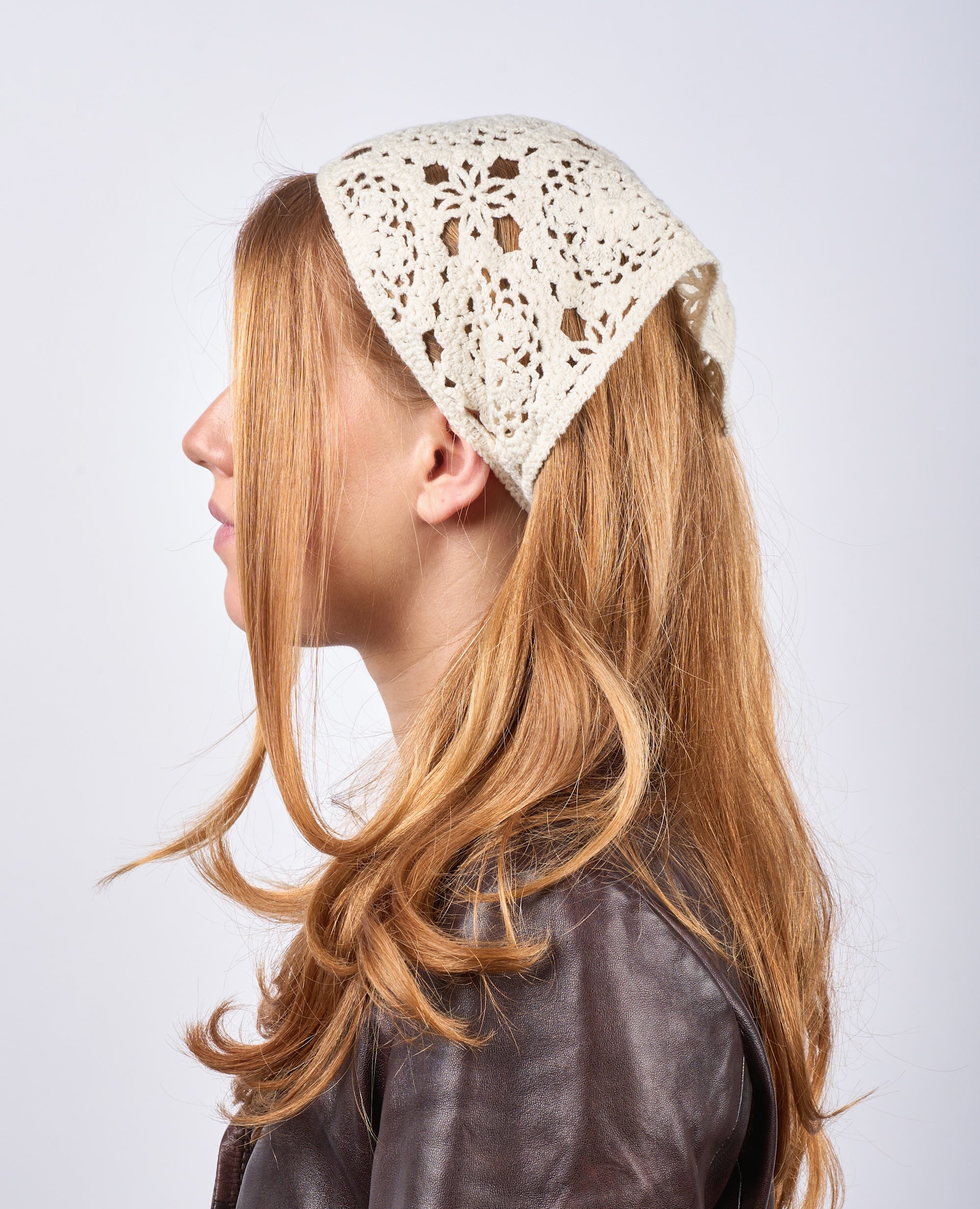 SUI AVA Bohemian New Headscarf - off white