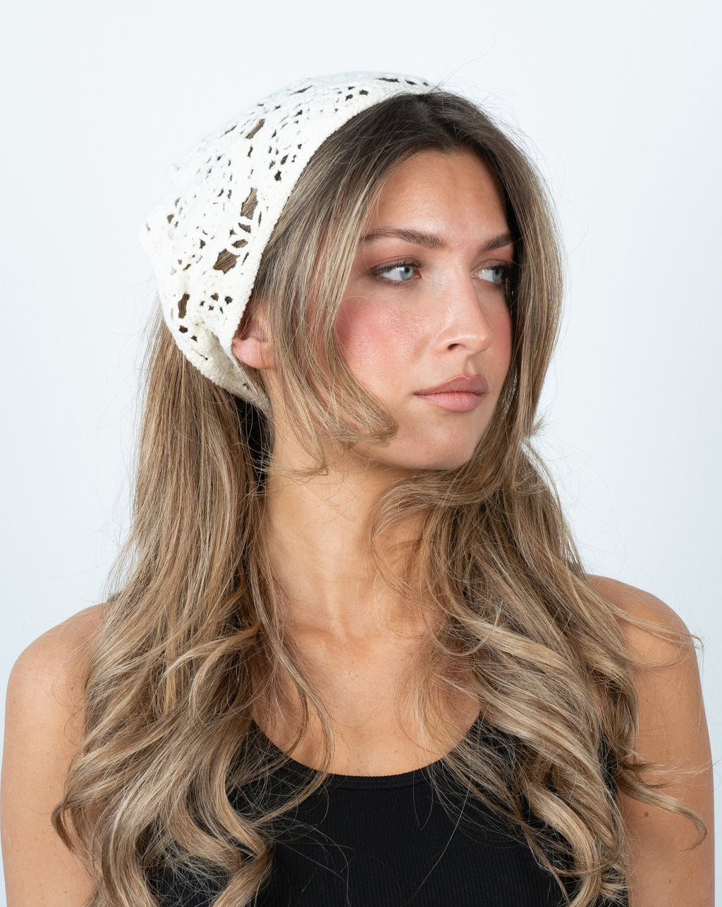 SUI AVA Bohemian New Headscarf - off white