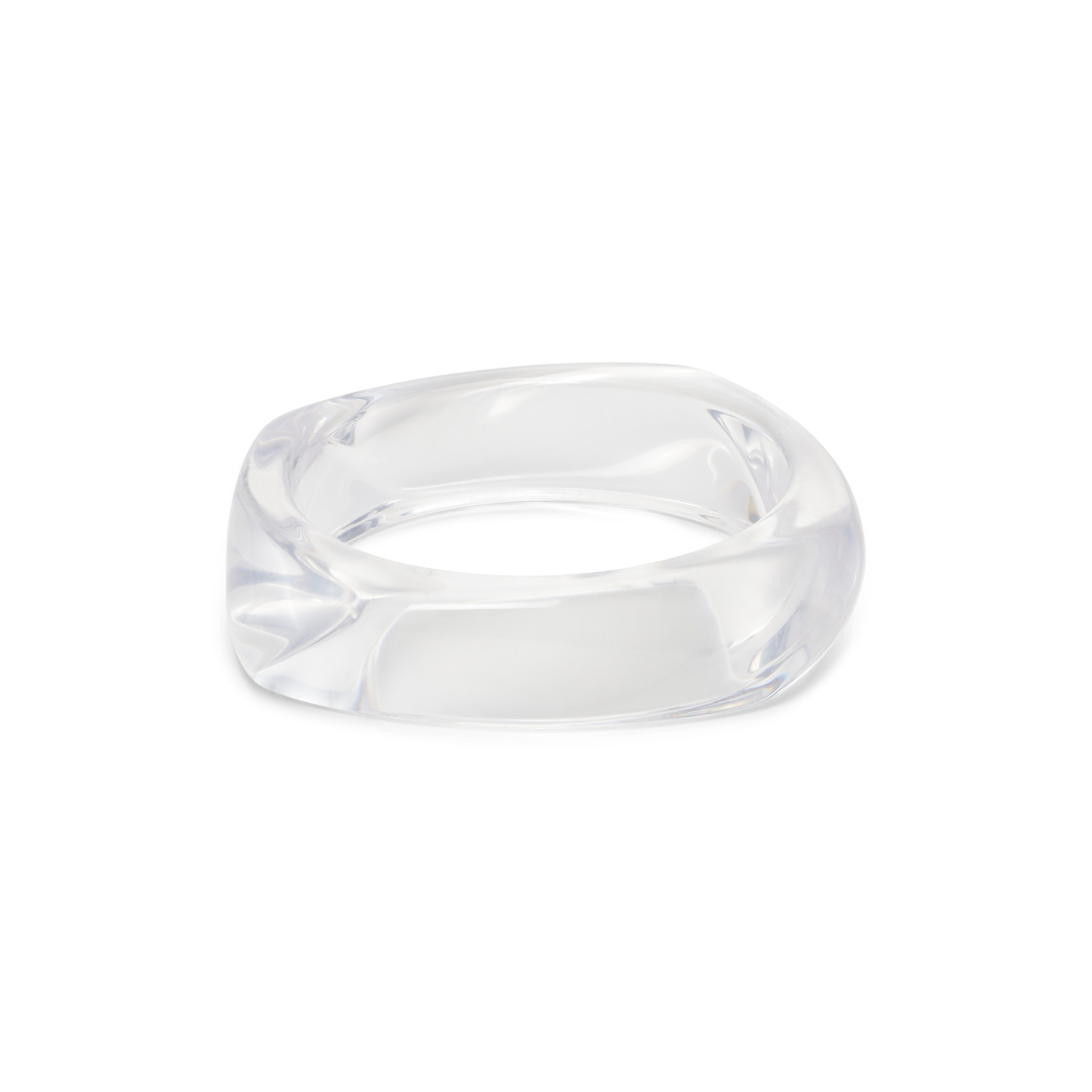 SUI AVA Chunky Bangle - clear