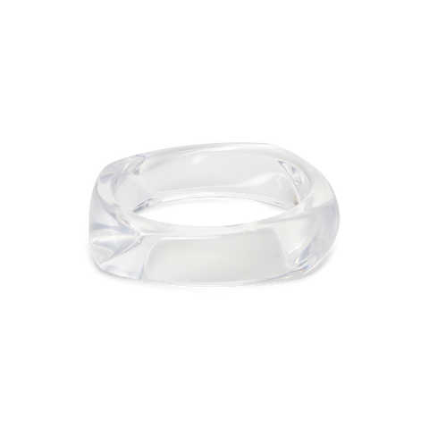 SUI AVA Chunky Bangle - clear