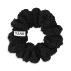 SUI AVA Cringle Ribbon Scrunchie - black