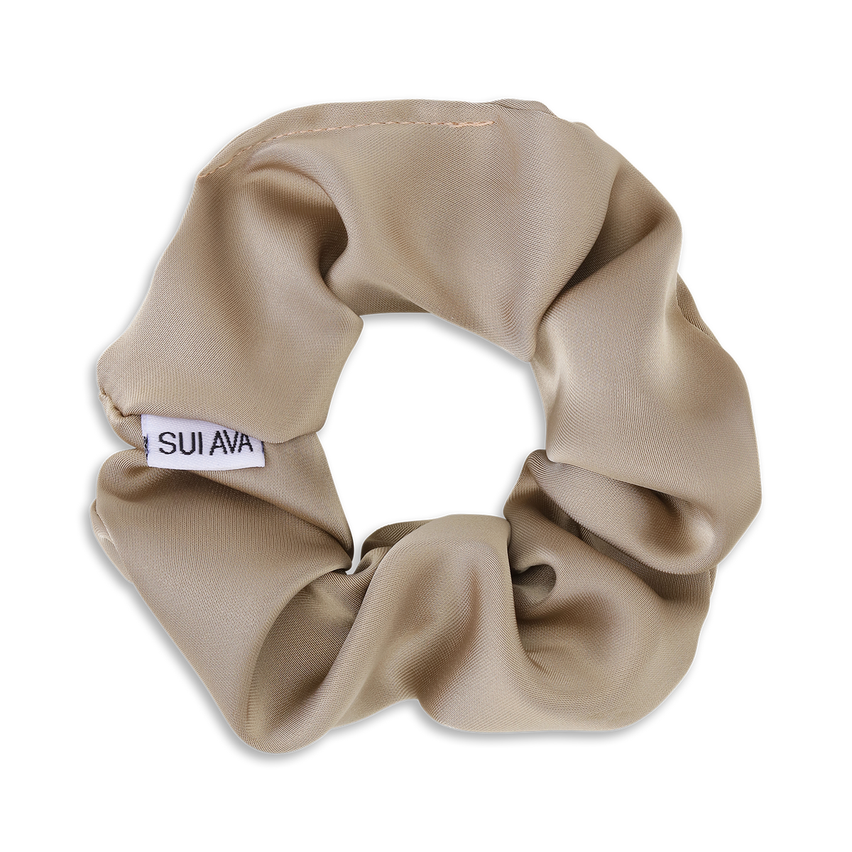 SUI AVA Ribbon Scrunchie - beige