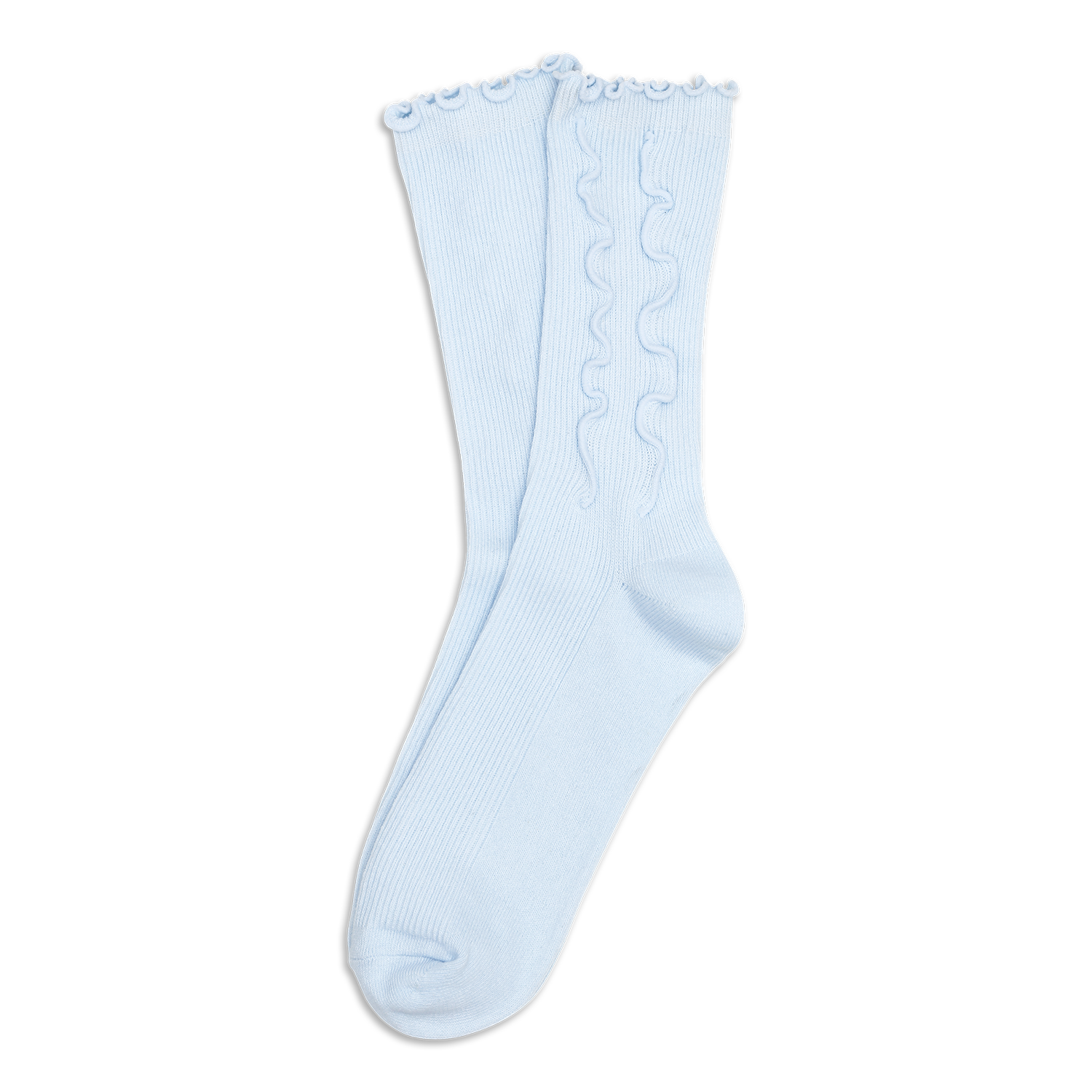 SUI AVA Ruffle Pastel Socks - pastel blue
