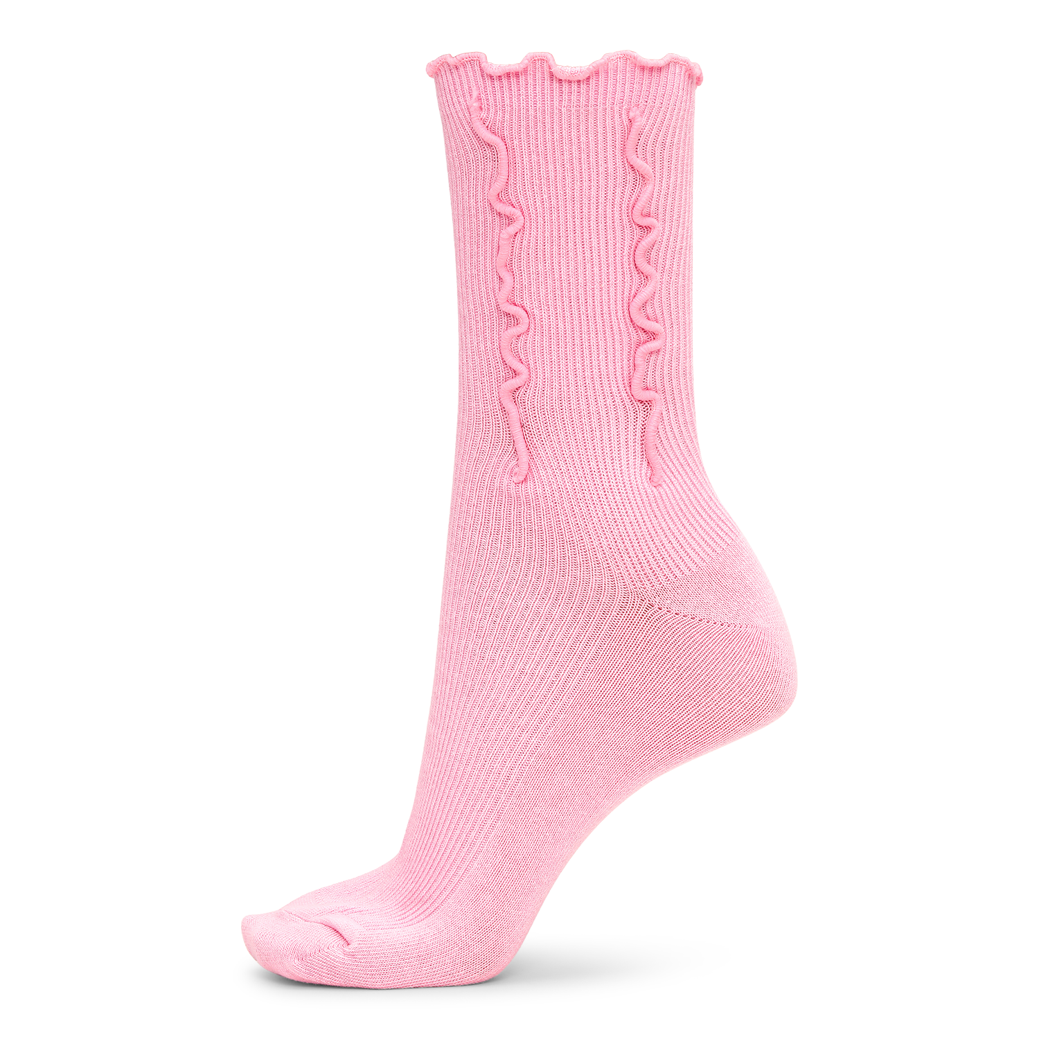 SUI AVA Ruffle Pastel Socks - pastel pink