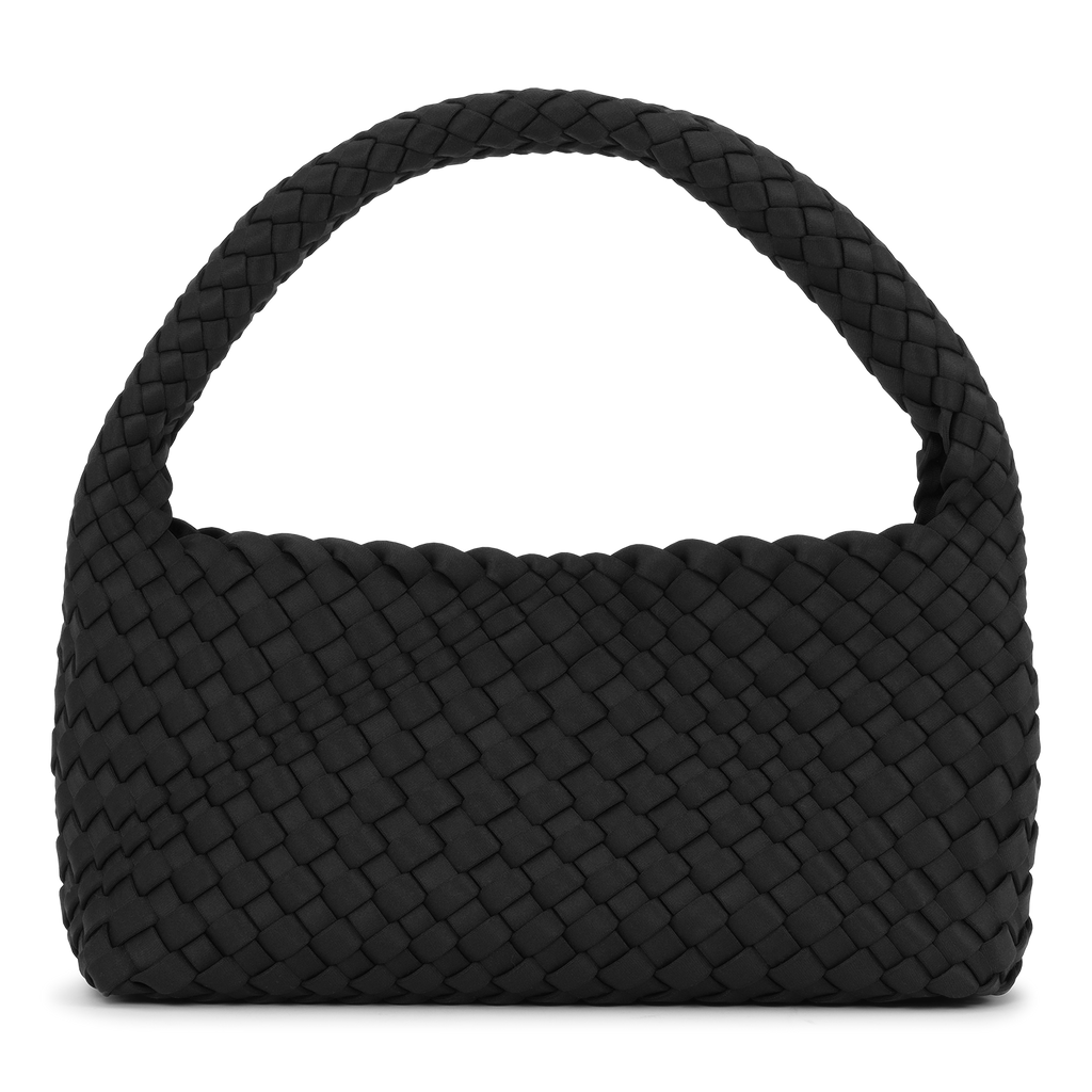SUI AVA Woven Scuba Mini Bag + Pouch - black