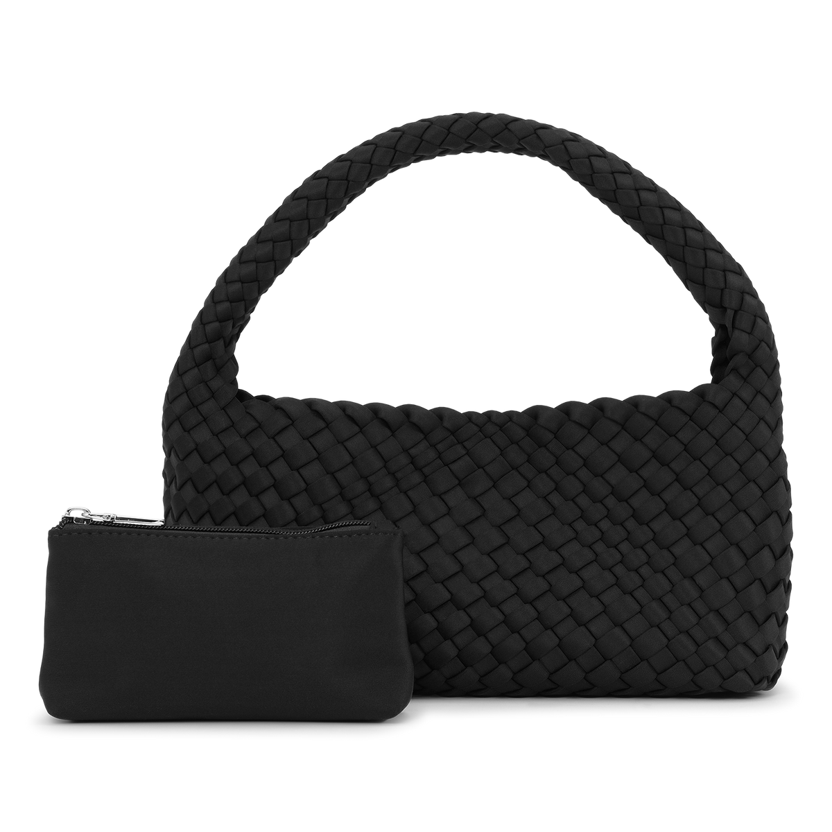 SUI AVA Woven Scuba Mini Bag + Pouch - black