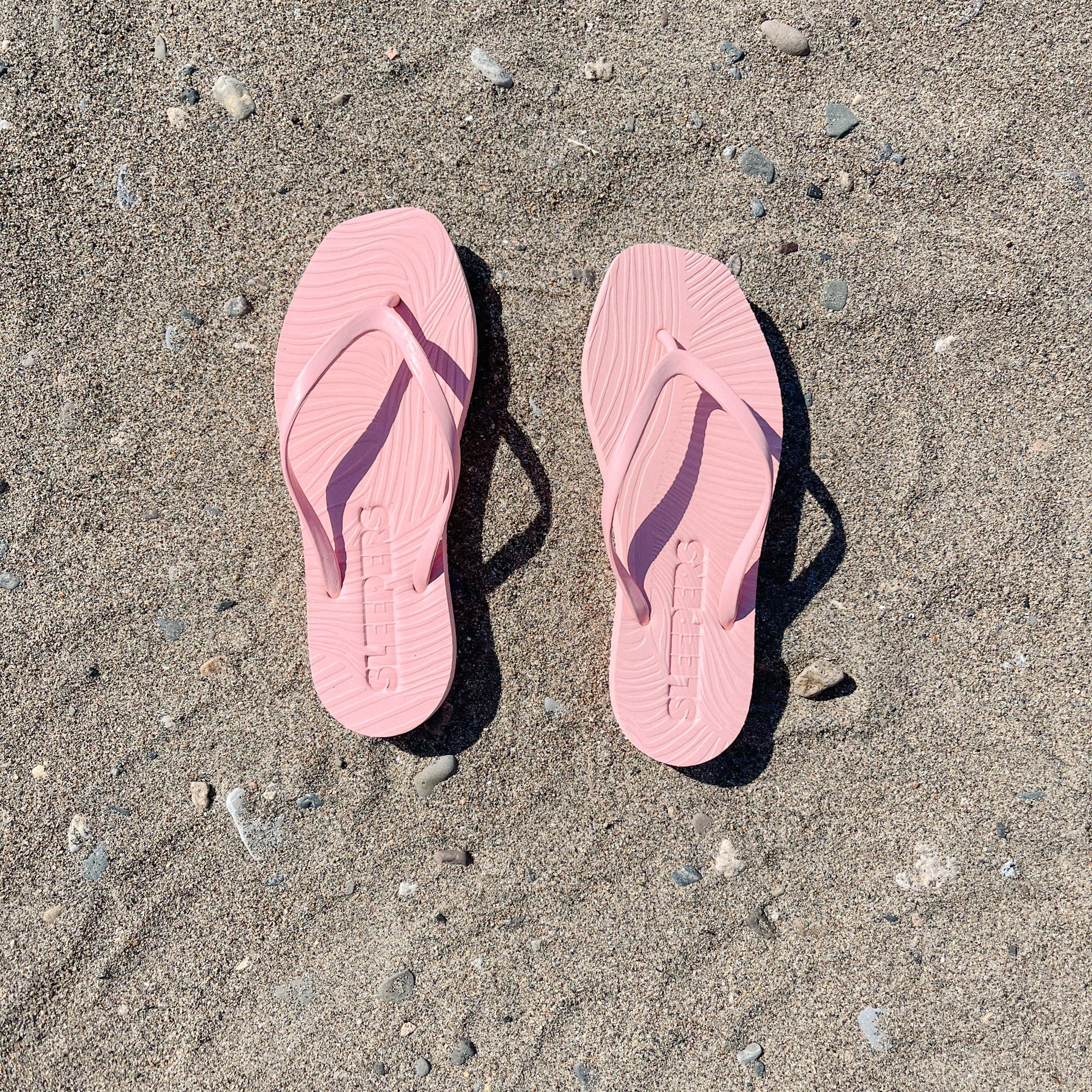 SLEEPERS Tapered Flip Flops - pink sorbet