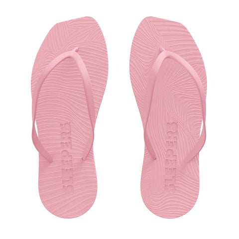 SLEEPERS Tapered Flip Flops - pink sorbet