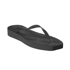 SLEEPERS Tapered Platform Flip Flop - black