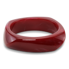 SUI AVA Chunky Bangle - burgundy
