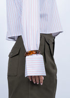 SUI AVA Chunky Bangle - golden brown