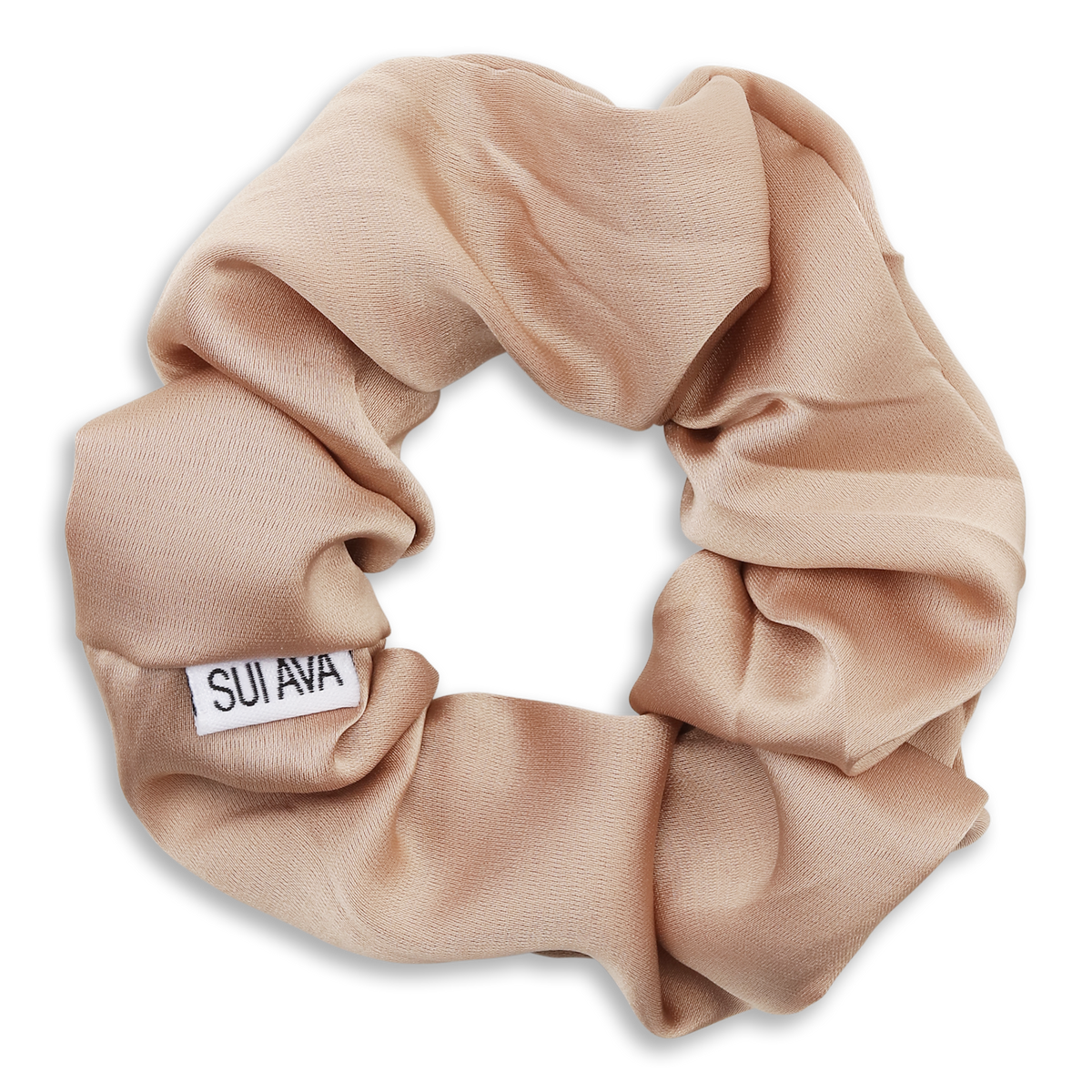 SUI AVA Ribbon Scrunchie - almond
