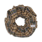 SUI AVA Tartan Scrunchie - green/blue