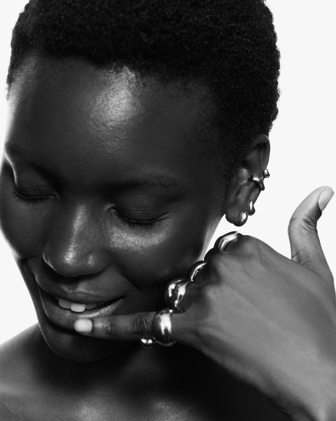 MARIA BLACK Sagene Ear Cuff silber