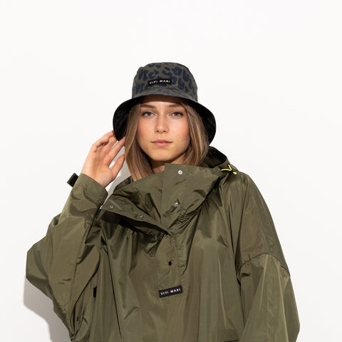 VIVI MARI Bucket Hat Leo splashes navy/olive