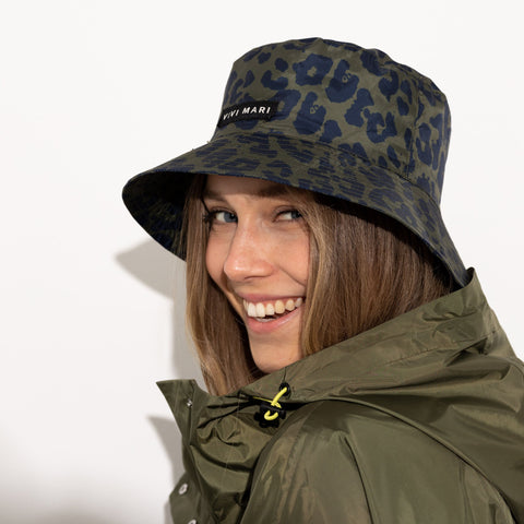 VIVI MARI Bucket Hat Leo splashes navy/olive