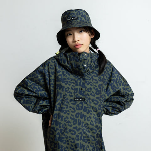 VIVI MARI Kids Bucket Hat Leo Splashes navy/olive