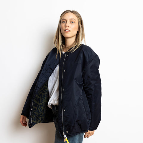 VIVI MARI Reversible Bomber Jacket - navy/leo navy-olive