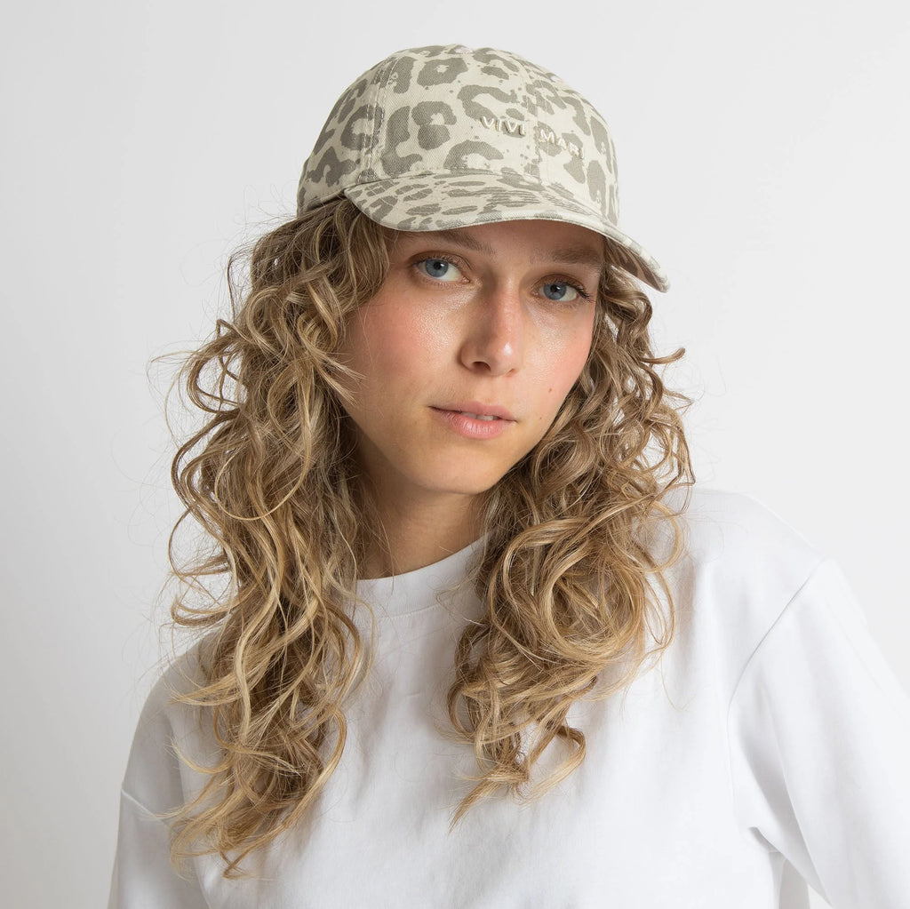 VIVI MARI Cap leo splashes stone-sand/sand