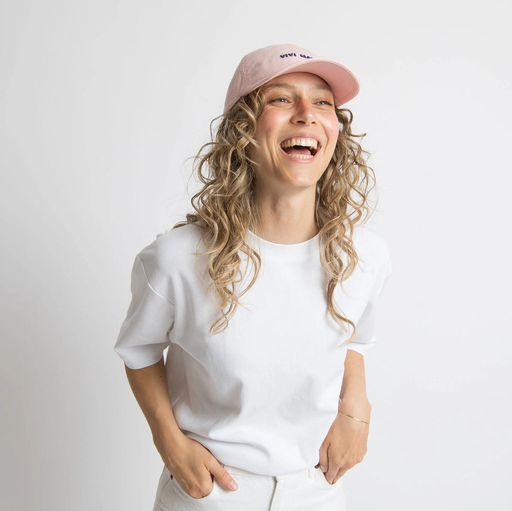VIVI MARI Cap solid powder/blue
