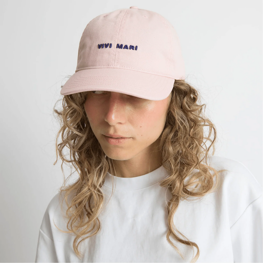 VIVI MARI Cap solid powder/blue