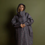 VIVI MARI Raincoat Leo splashes dark grey/ash plum