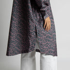 VIVI MARI Raincoat Leo splashes dark grey/ash plum
