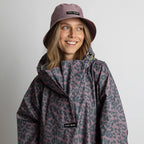VIVI MARI Raincoat Leo splashes dark grey/ash plum