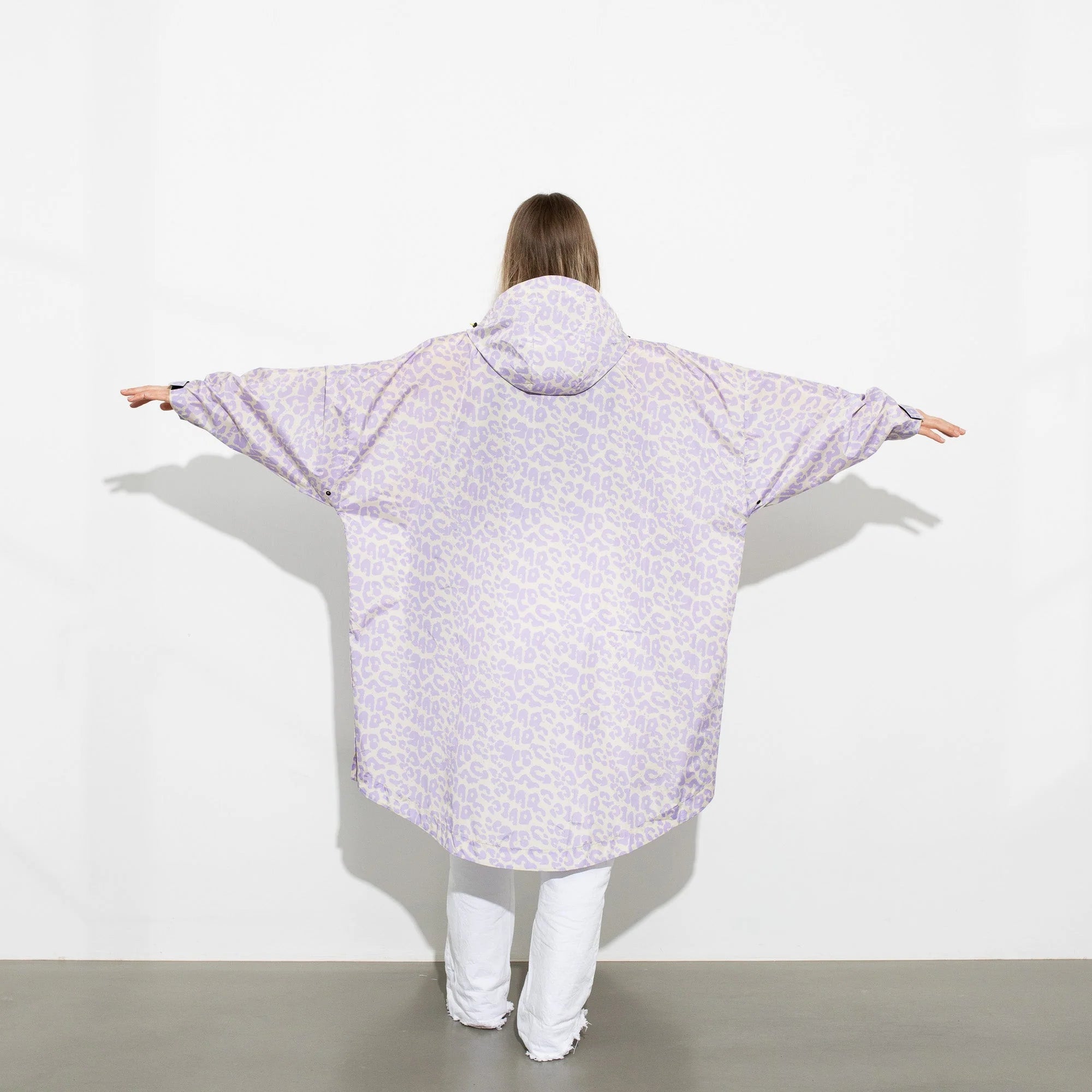 VIVI MARI Raincoat Leo splashes lavender/grey