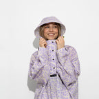 VIVI MARI Raincoat Leo splashes lavender/grey